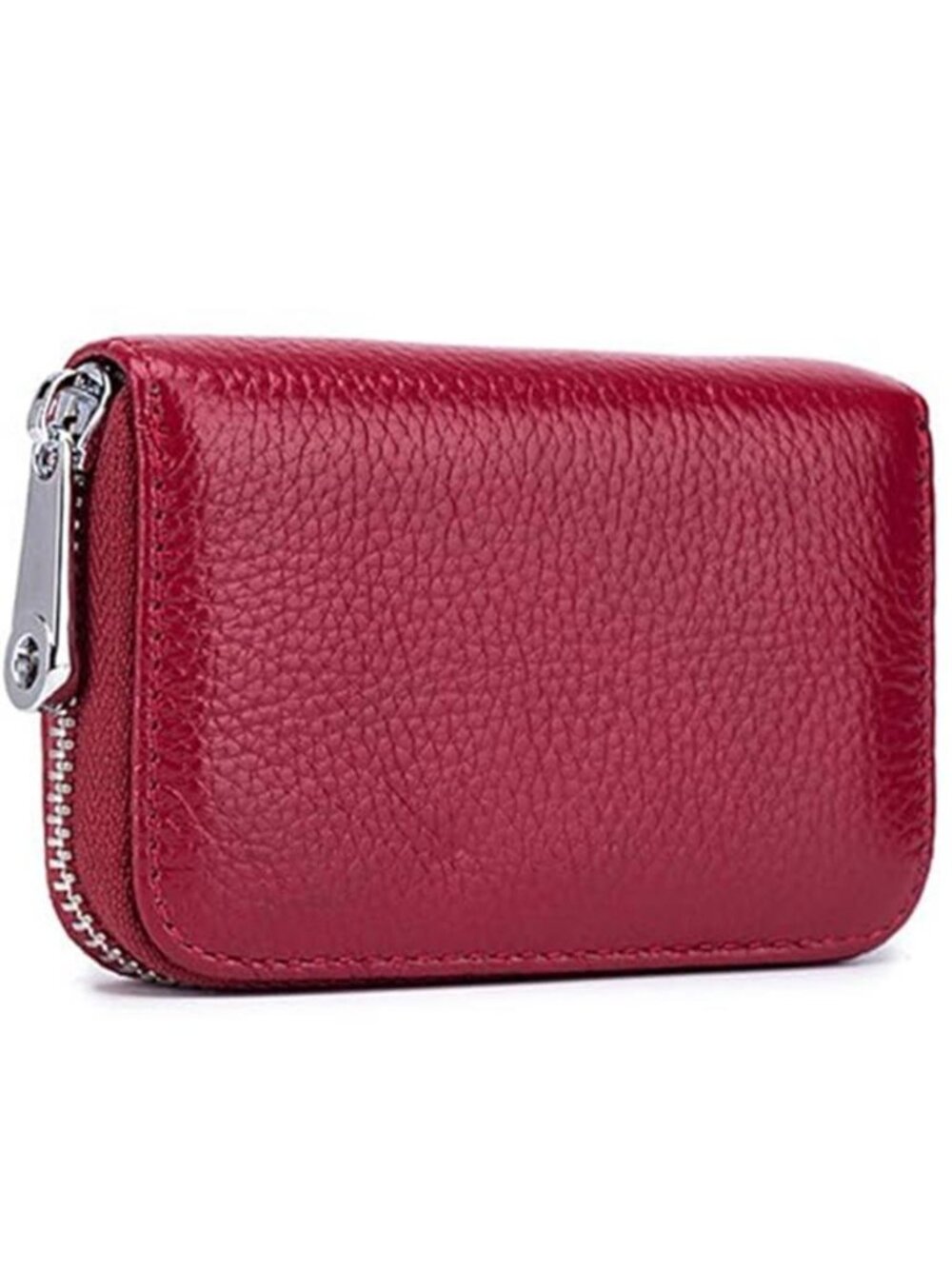 Meowoo Credit Card Holder RFID Blocking Genuine Leather Mini Credit Card Wallet